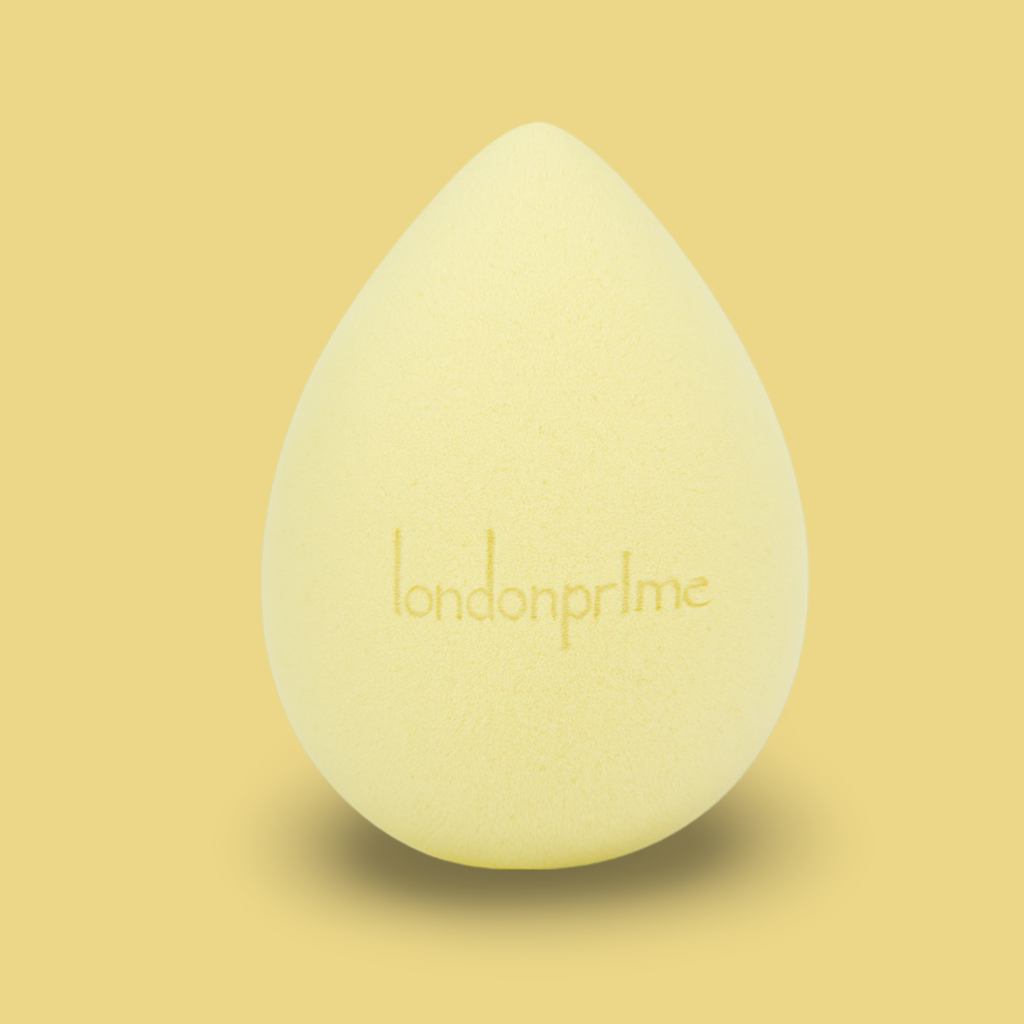 LONDON PRIME Microfiber Velvet Sponge - Lemon Yellow