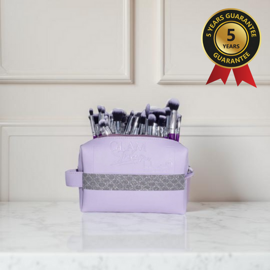 Glamstrokes 32 Pcs Budget friendly Brush Set (Lavender)