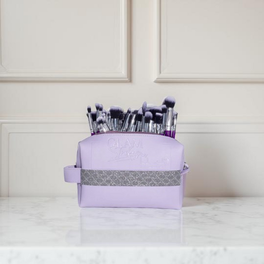 Glamstrokes 32 Pcs Budget friendly Brush Set (Lavender)
