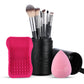 7 Pieace Makeup Brush Set and Beauty Blender and Brush Cleaner Combo3 - London Prime