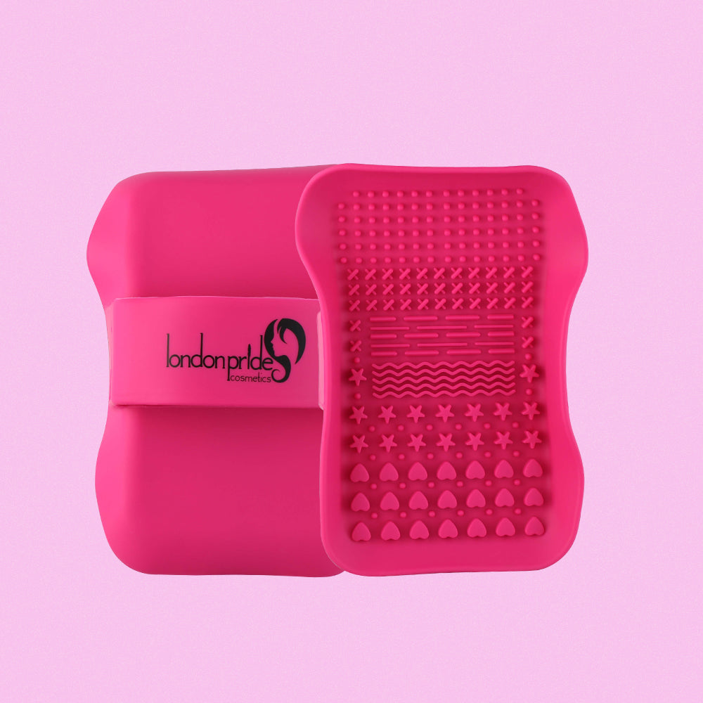 Best Pink Silicone Makeup Brush Cleaner - London Prime