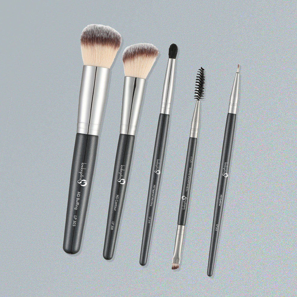 5 Pcs Makeup Brush Set - London Prime