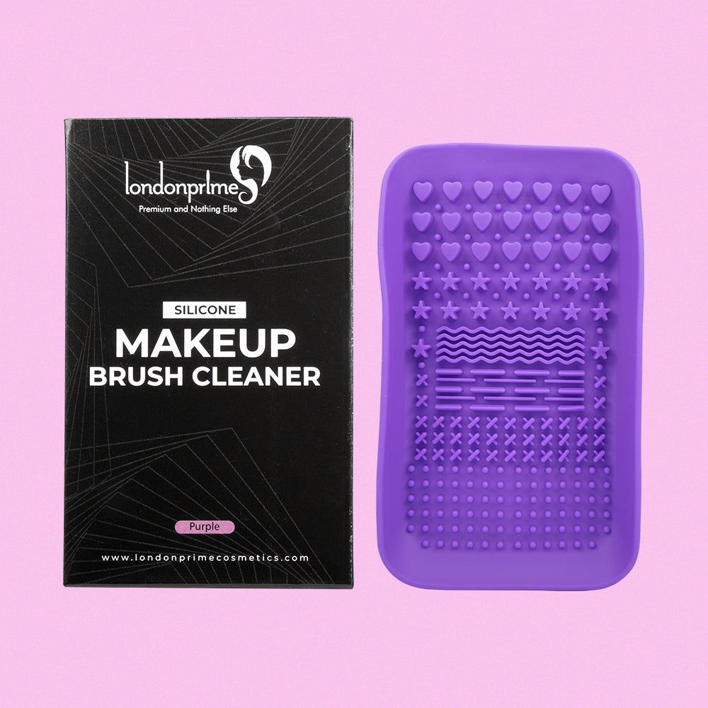 Buy Purple Silicone Makeup Brush Cleaner - London Prime