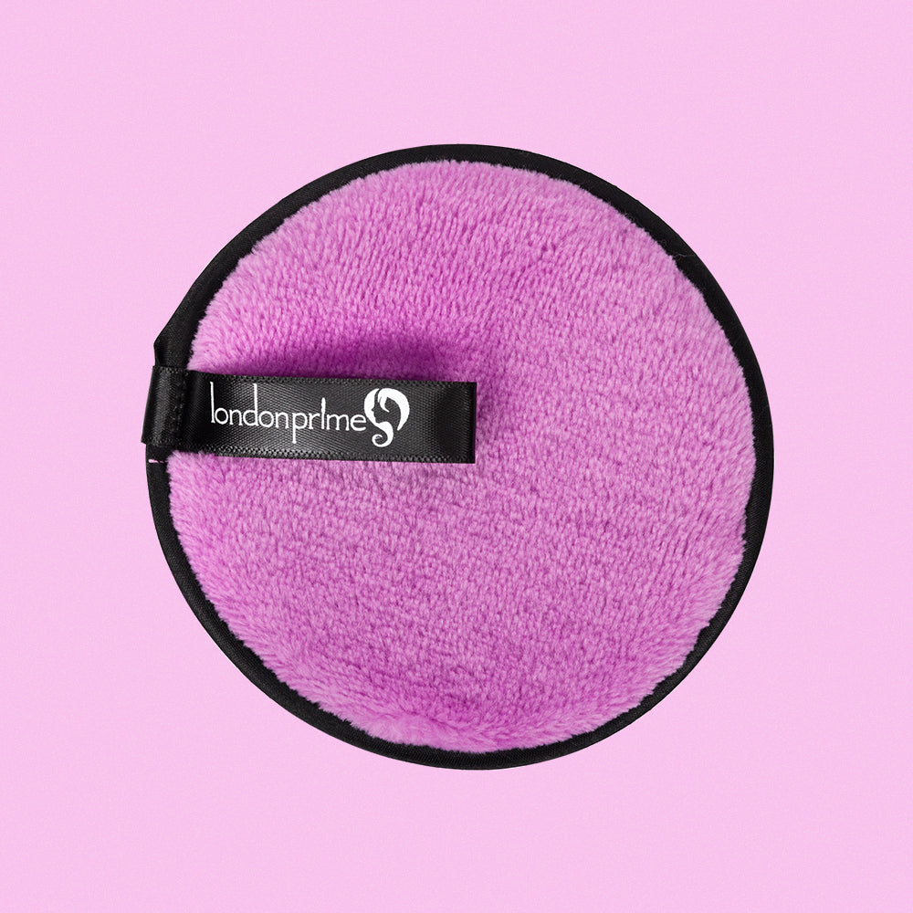 Best Reusable Pearly Purple Makeup Remover Pad Pro - London Prime