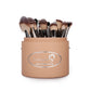 Cosmetics Brush Holder Cylinder Shaped Peach - London Prime