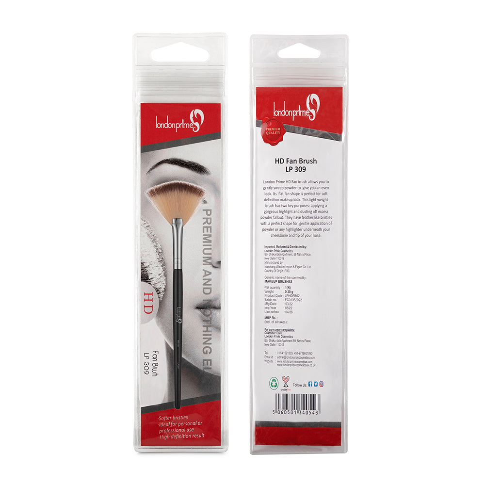 HD Fan Makeup Brush - London Prime