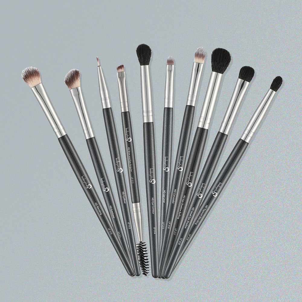 HD Eye Essential Brush Set 10 Pcs - London Prime