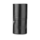 Cosmetics  Brush Holder Cylinder Shaped Black ( Medium - 5inches )