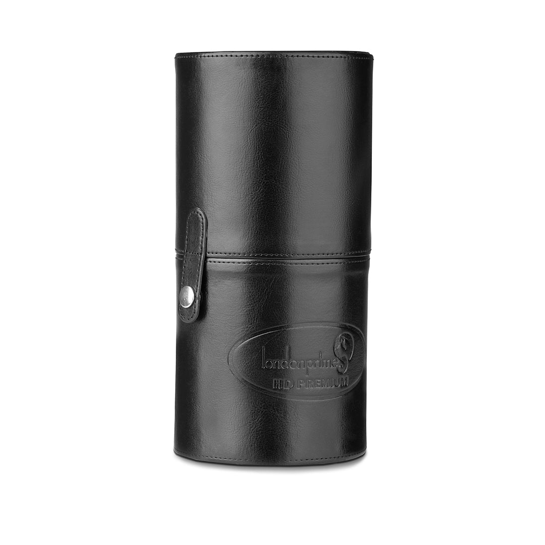 Cosmetics  Brush Holder Cylinder Shaped Black ( Medium - 5inches )